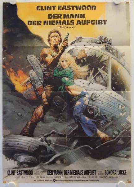 The Gauntlet original release german movie poster